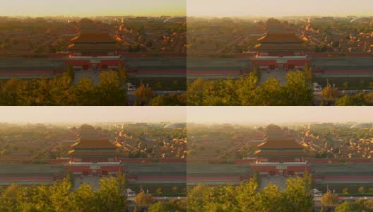 紫禁城的早晨高清在线视频素材下载