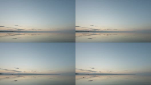 日落后的静湖高清在线视频素材下载