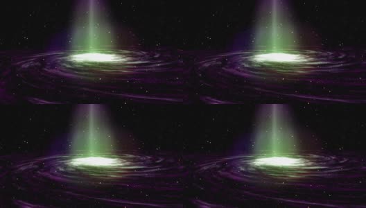 星系黄紫色空间星动画运动图形高清在线视频素材下载