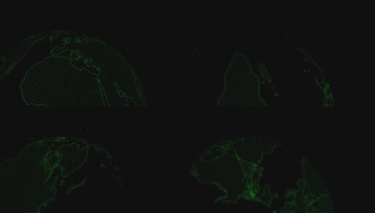 4K绿色星球地球运动图形动画高清在线视频素材下载