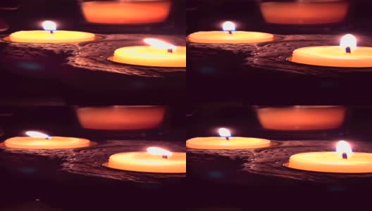 蜡烛燃烧高清在线视频素材下载
