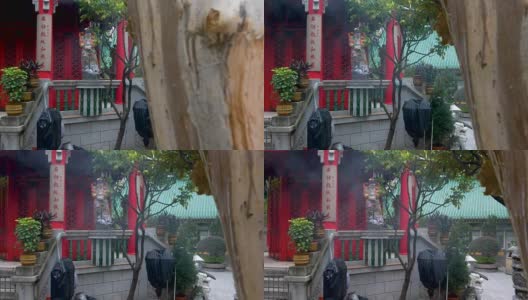 古寺建筑-元大仙寺的慢镜头高清在线视频素材下载