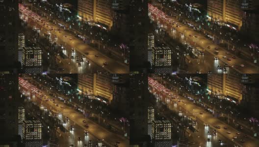 中央商务区，高架景观，北京，中国高清在线视频素材下载