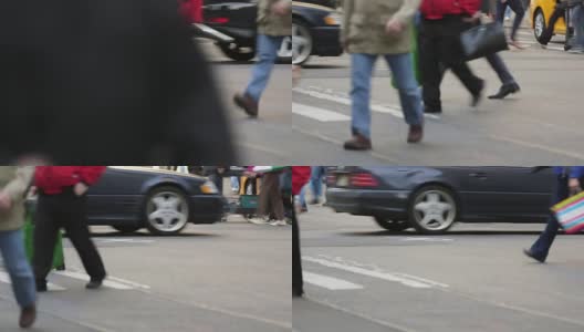 穿过街道，纽约，美国高清在线视频素材下载