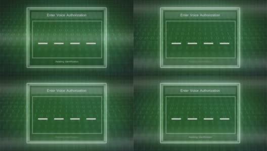 安全授权面板系列-语音激活高清在线视频素材下载