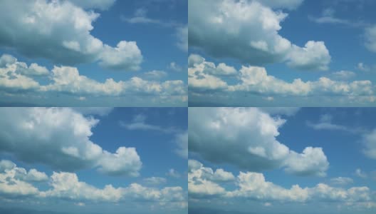 蓝天白云，阳光灿烂。天空的云。蓝天白云，阳光灿烂。高清在线视频素材下载