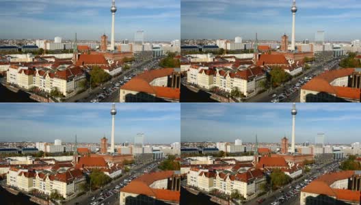 柏林的天际线,实时高清在线视频素材下载
