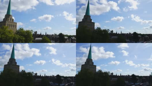 英国的牛津城高清在线视频素材下载