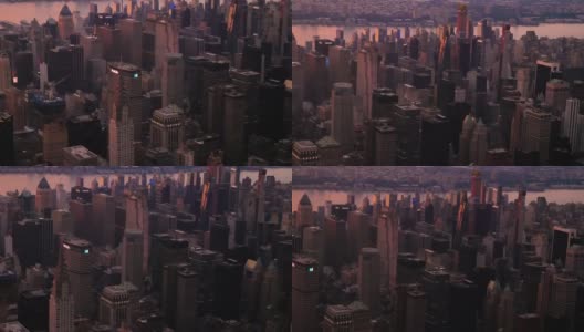曼哈顿从上面高清在线视频素材下载