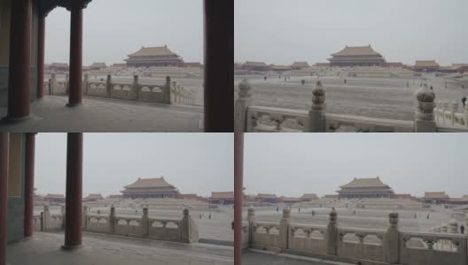 中国北京的紫禁城。高清在线视频素材下载