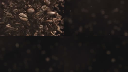 爆炸烤咖啡豆4K高清在线视频素材下载