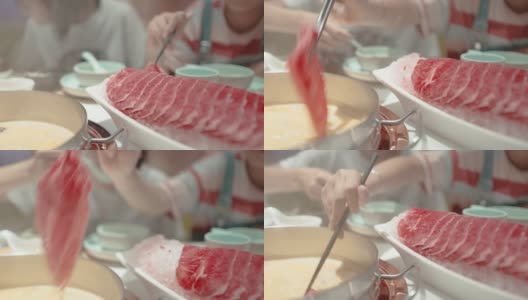 中国菜——火锅高清在线视频素材下载