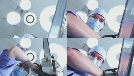 带着电锯的疯狂外科医生高清在线视频素材下载