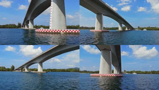 Sri Lanta Bridge, Saladan, Ko Lanta, Krabi，泰国高清在线视频素材下载