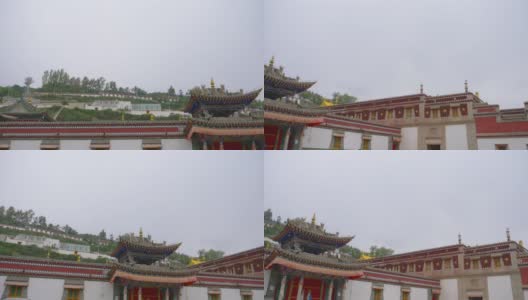 塔尔寺是中国青海省西宁市湟中县的一座藏传佛教寺院。高清在线视频素材下载