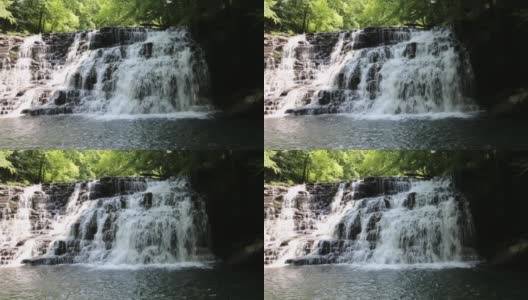 拉特利奇瀑布景观高清在线视频素材下载
