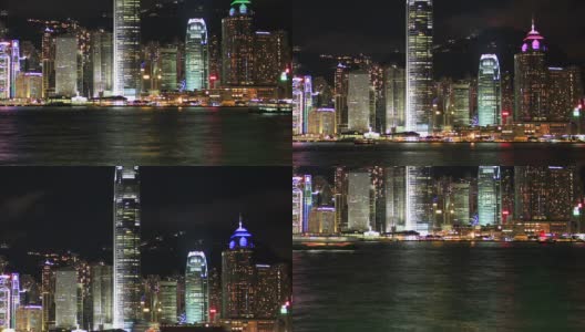 香港夜晚时光流逝高清在线视频素材下载