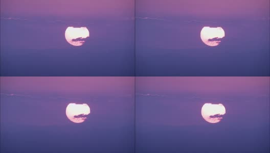 日落在萨拉戈萨-鸟瞰-阿拉贡，萨拉戈萨，萨拉戈萨，西班牙高清在线视频素材下载
