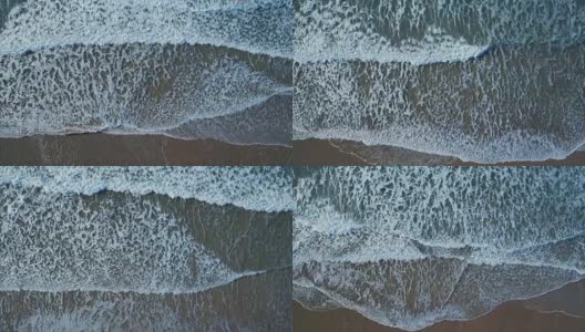 无人机拍摄的海浪撞击镜头高清在线视频素材下载