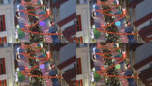 新加坡年夜店街景高清在线视频素材下载