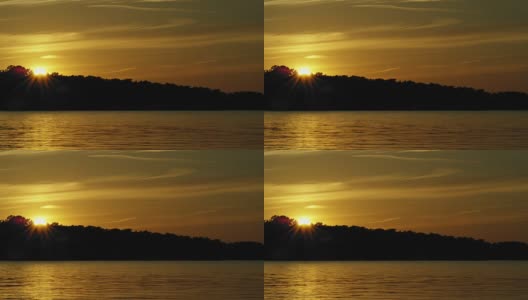 日落时分的斯堪的纳维亚风景高清在线视频素材下载