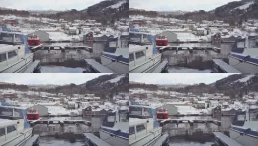 挪威的风景和景观:哈当泽峡湾地区高清在线视频素材下载
