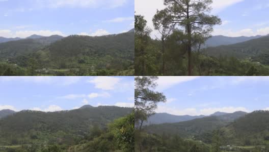 山地景观的观点高清在线视频素材下载