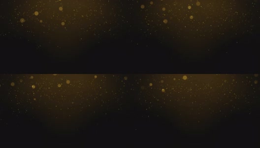 金色粒子下落-无缝循环4K动画高清在线视频素材下载