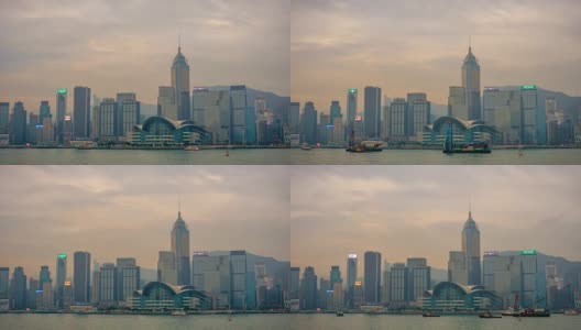 时间流逝，香港，4K高清在线视频素材下载