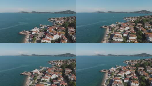 伊斯坦布尔的Kinaliada岛高清在线视频素材下载
