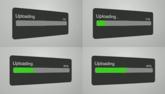 上传过程动画高清在线视频素材下载