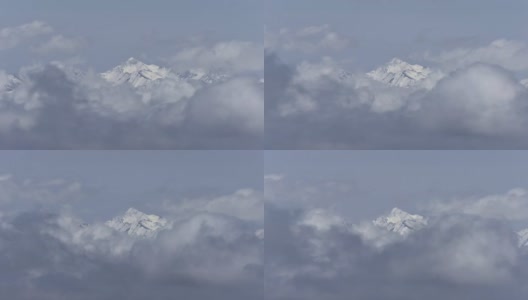 中国西宁的《云动雪山》高清在线视频素材下载