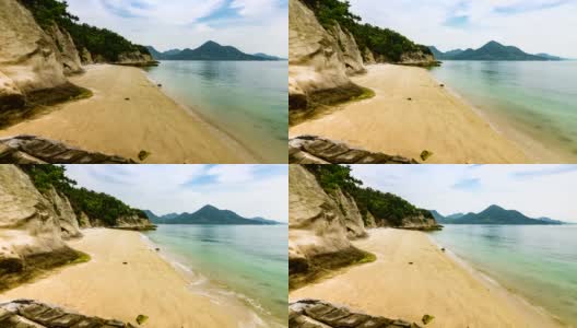 日本ōkunoshima(兔子岛)海滩的时间弹性。高清在线视频素材下载