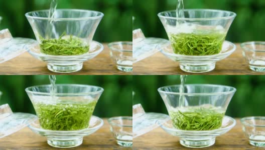 中国传统绿茶高清在线视频素材下载