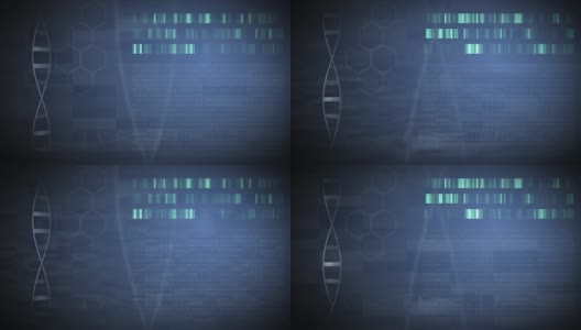 蓝色医疗技术背景高清在线视频素材下载