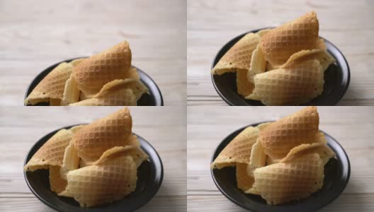 黄油牛奶脆饼高清在线视频素材下载