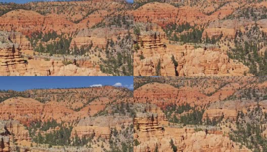 山脉和胡都在犹他州-鸟瞰图高清在线视频素材下载