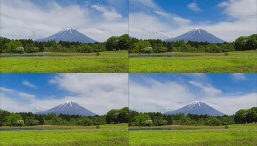 夏天是富士山。高清在线视频素材下载