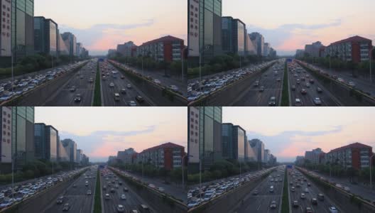 北京市海淀区中关村四环路高清在线视频素材下载