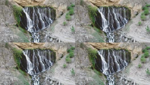 Kapuzbaşı瀑布由不止一个瀑布组成。事实上，它是土耳其最高的瀑布之一，并被誉为世界第二高的瀑布。高清在线视频素材下载