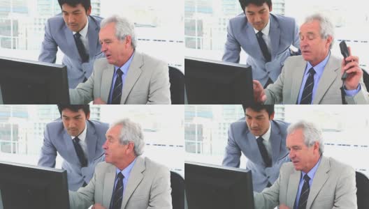 一个日本商人和他的老板高清在线视频素材下载