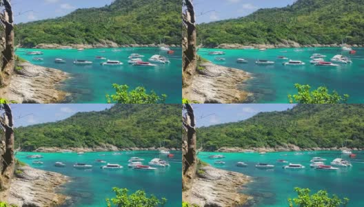 泰国普吉岛的热带岛屿和度假胜地拉差岛高清在线视频素材下载