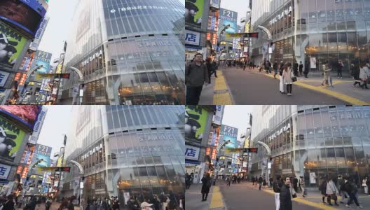 日本东京涩谷街高清在线视频素材下载
