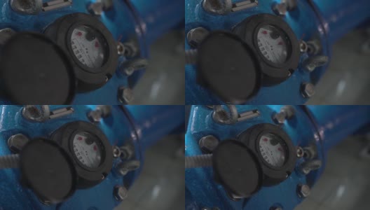 工业水管水表高清在线视频素材下载