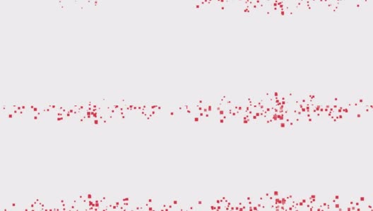 抽象的红色几何立方体在白色的背景。高清在线视频素材下载