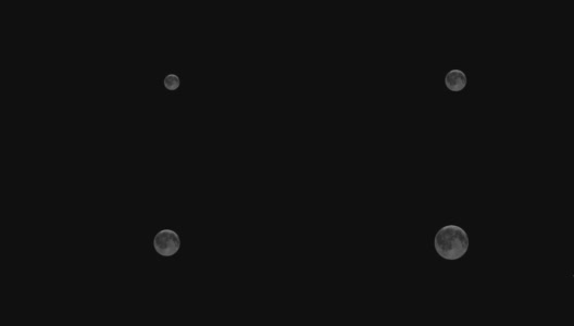月球在不同阶段的详细表面。月球飞行的镜头有复制空间和一个伟大的黑色过渡。4K 3D动画视频。高清在线视频素材下载