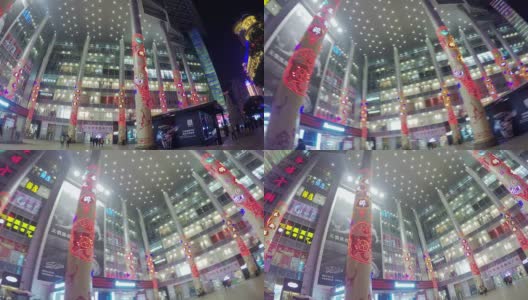 2015年2月5日:中国上海南京路步行街高清在线视频素材下载