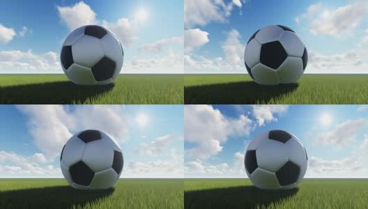 足球和时间流逝云高清在线视频素材下载