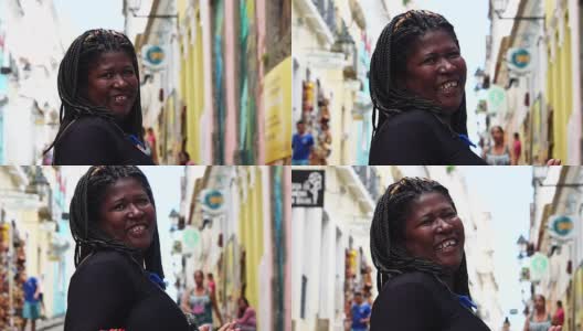 巴西女人的肖像高清在线视频素材下载