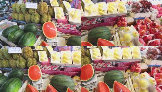 水果市场,泰国清迈高清在线视频素材下载